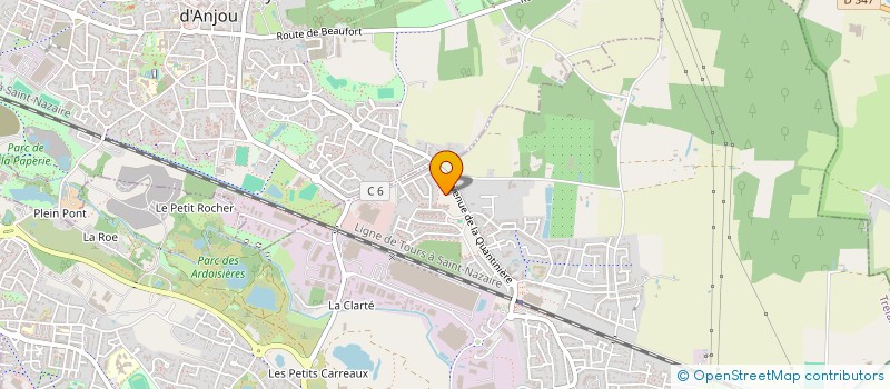 localisation de l'entreprise INDIVISION DUBREUIL CHASLES à TRELAZE