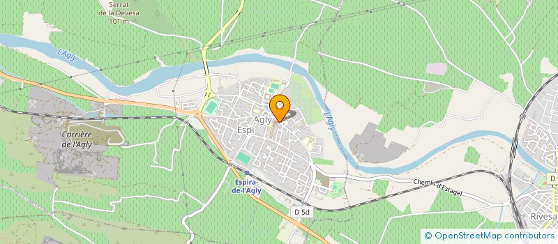 localisation de l'entreprise INDIVISION DUC-LAGRANGE  ESPIRA-DE-L'AGLY