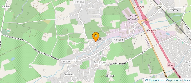 localisation de l'entreprise INDIVISION DUCASSE  MARTILLAC