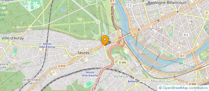 localisation de l'entreprise INDIVISION DUCERISIER ET KATO  SEVRES