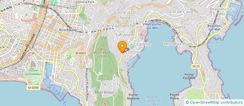 localisation de l'entreprise INDIVISION DUCHATEAU à VILLEFRANCHE-SUR-MER