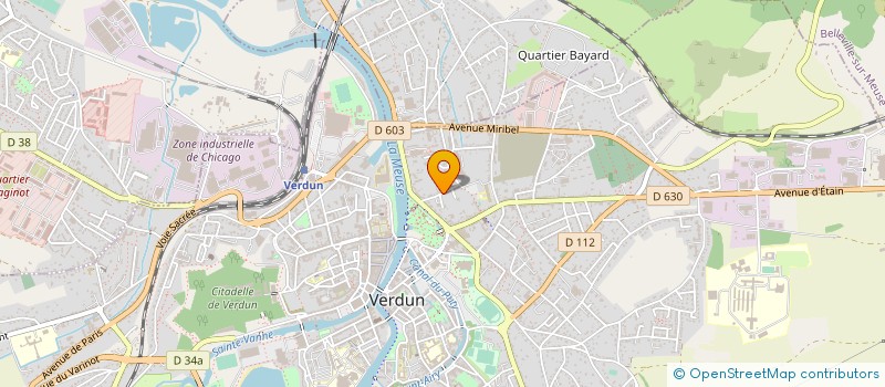 localisation de l'entreprise INDIVISION DUCHER-COURAGEUX  VERDUN