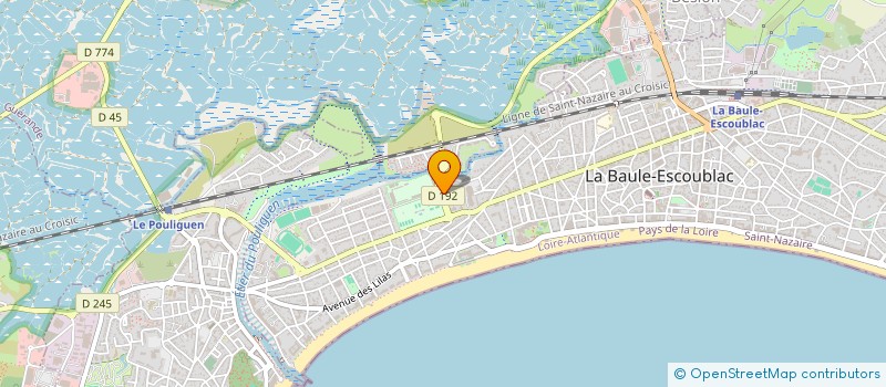 localisation de l'entreprise INDIVISION DUCHESNE à LA BAULE-ESCOUBLAC