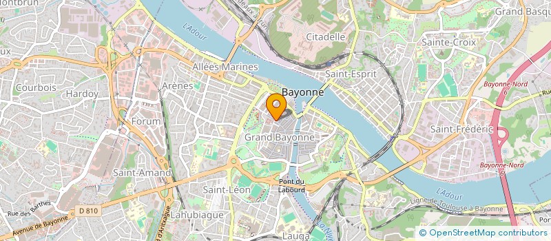 localisation de l'entreprise INDIVISION DUCLER-ETCHECAHARRETA  BAYONNE