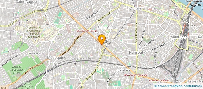 localisation de l'entreprise INDIVISION DUCOURNAU MARTINET  TALENCE