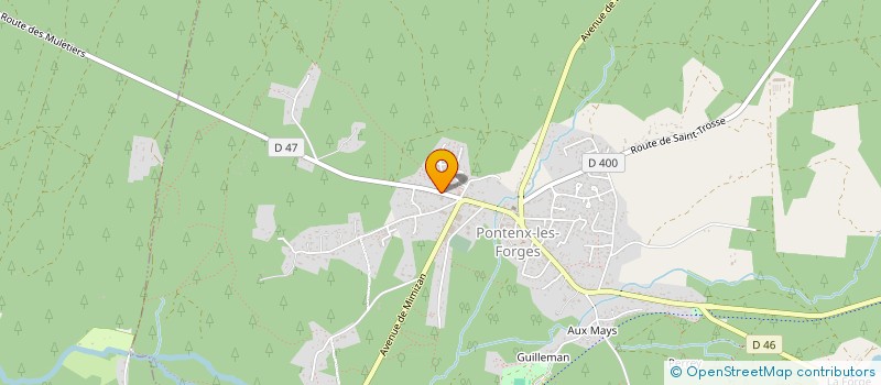 localisation de l'entreprise INDIVISION DUCOURNEAU BRANA  PONTENX-LES-FORGES