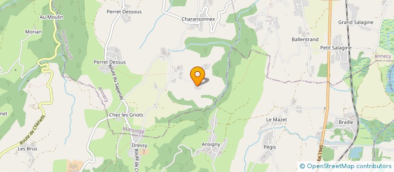 localisation de l'entreprise INDIVISION DUCRET DUCROZ CODORNIU  MASSINGY