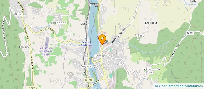 localisation de l'entreprise INDIVISION DUCRET LERGES  SEYSSEL