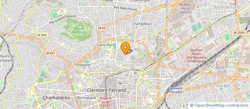 localisation de l'entreprise INDIVISION DUCROS REMO  CLERMONT-FERRAND