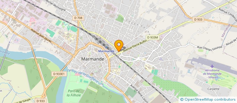 localisation de l'entreprise INDIVISION DUFAU JOEL ET JEAN PIERRE  MARMANDE