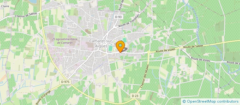 localisation de l'entreprise INDIVISION DUFFET MAXIME ET MORGANE  CAMARET-SUR-AIGUES