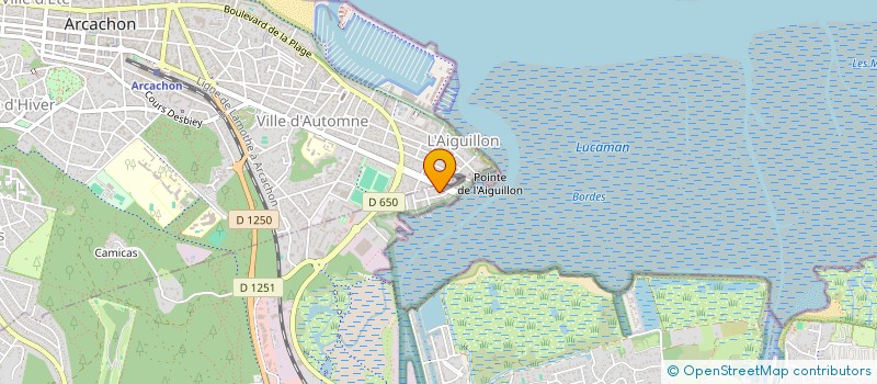 localisation de l'entreprise INDIVISION DUFFOUR LOPEZ à LA TESTE-DE-BUCH