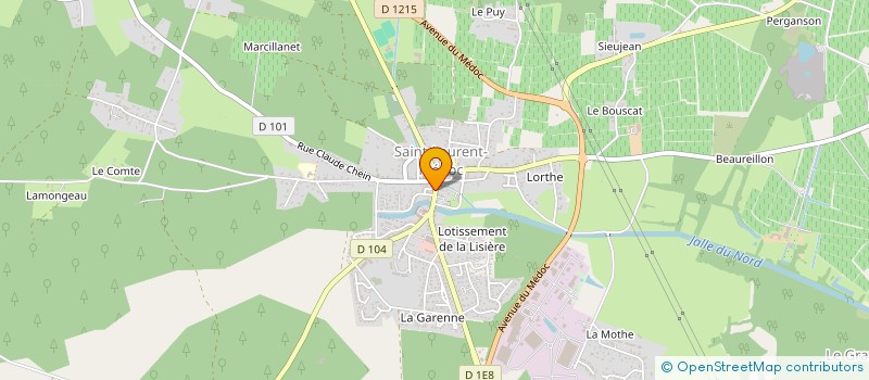 localisation de l'entreprise INDIVISION DUFIN RIBEIRO DOS SANTOS  SAINT-LAURENT-MEDOC