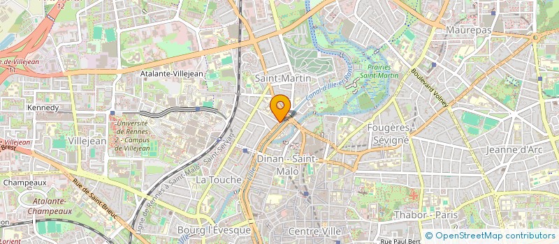 localisation de l'entreprise INDIVISION DUFOSSE BENOIT ET DELAVIGNE EMILIE  RENNES