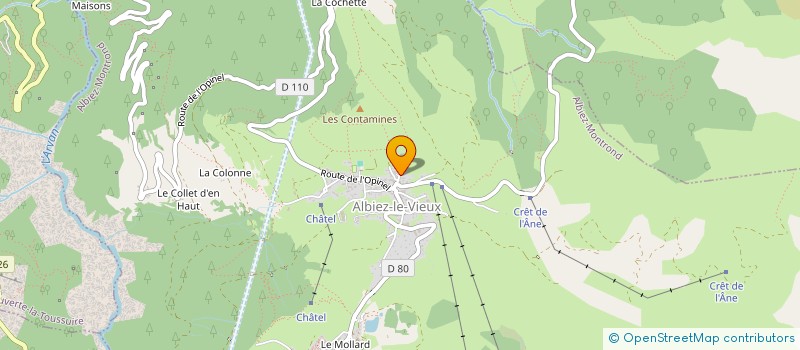 localisation de l'entreprise INDIVISION DUFRENEY  ALBIEZ-MONTROND