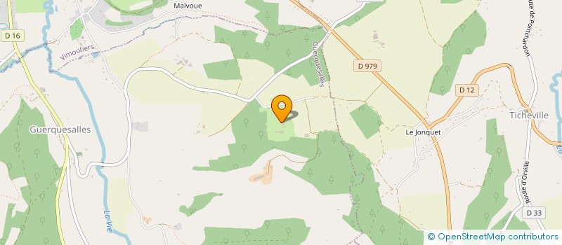 localisation de l'entreprise INDIVISION DUFRESNE à GUERQUESALLES