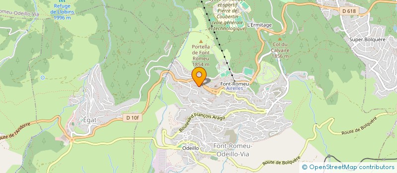 localisation de l'entreprise INDIVISION DUHAMEL  FONT-ROMEU-ODEILLO-VIA