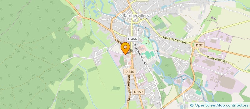 localisation de l'entreprise INDIVISION DUHAUT-BRISTIEL  RAMBERVILLERS