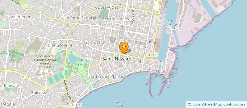 localisation de l'entreprise INDIVISION DUHIL FONVIEILLE PICHON  SAINT-NAZAIRE