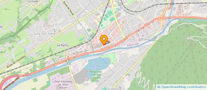 localisation de l'entreprise INDIVISION DUISIT  ALBERTVILLE