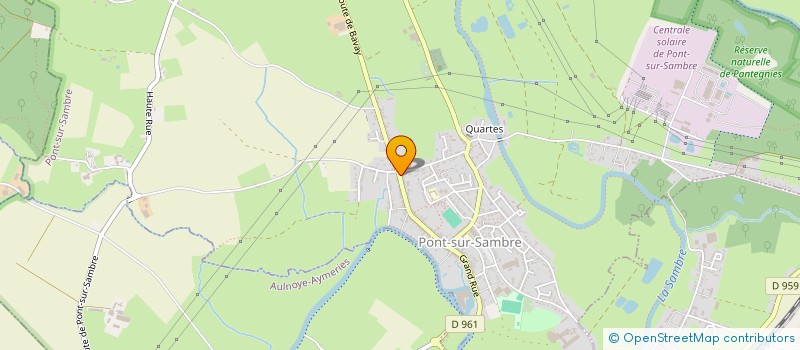 localisation de l'entreprise INDIVISION DUJARDIN  PONT-SUR-SAMBRE