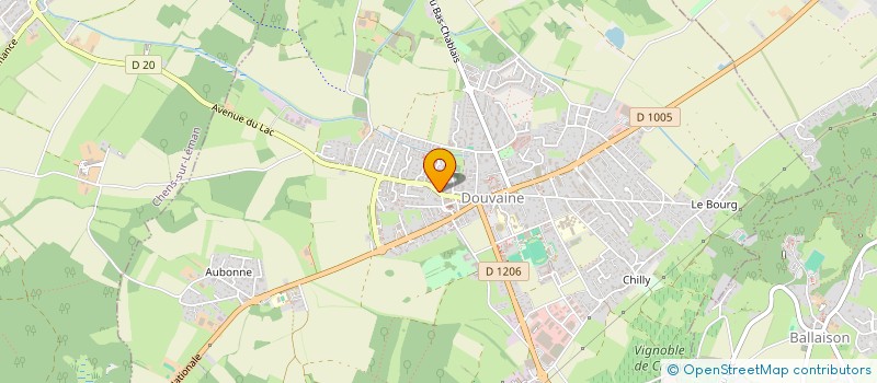 localisation de l'entreprise INDIVISION DUJOUX/BOUTRA  DOUVAINE