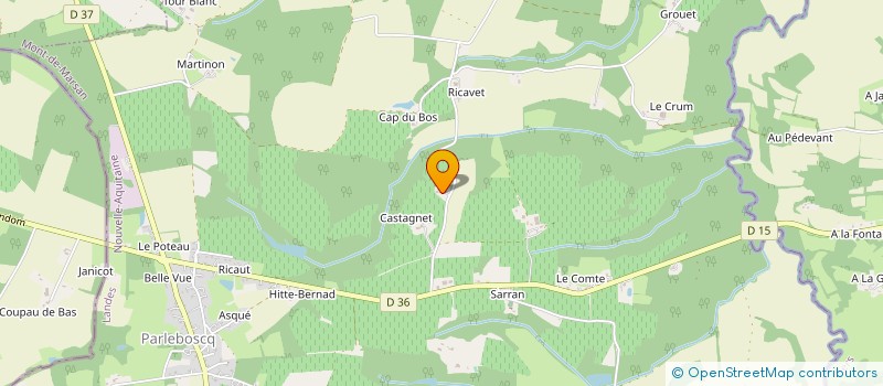 localisation de l'entreprise INDIVISION DULIN  ESCALANS