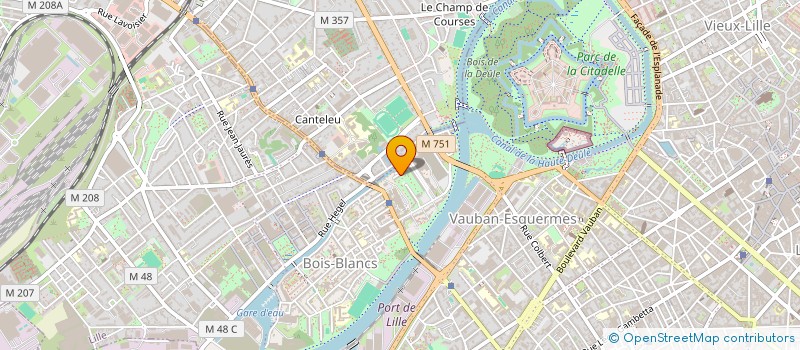 localisation de l'entreprise INDIVISION DUMAS à LILLE