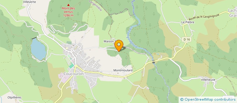 localisation de l'entreprise INDIVISION DUMAS  COUCOURON