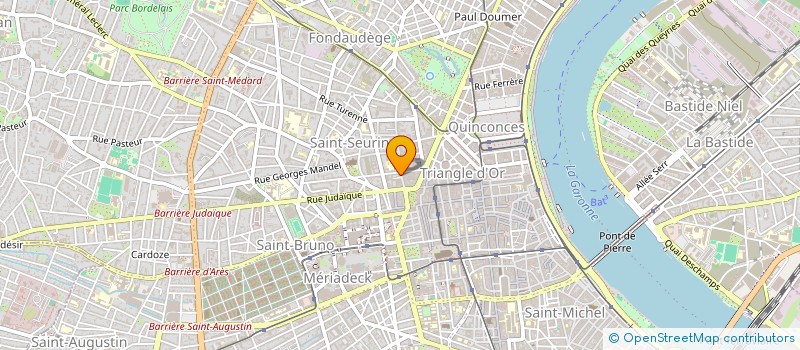 localisation de l'entreprise INDIVISION DUMAS PIERRE ET SAYOUS JEAN L  BORDEAUX