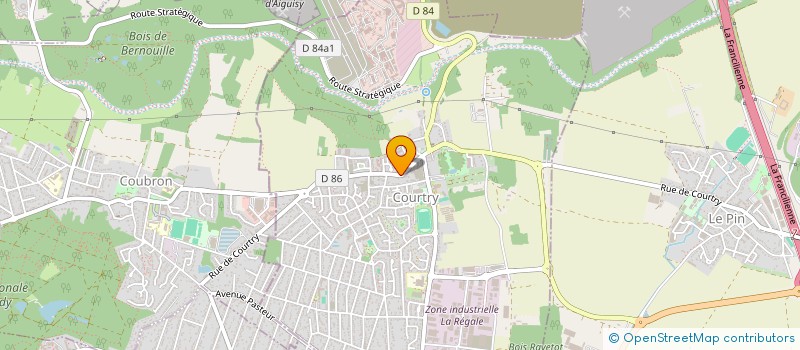 localisation de l'entreprise INDIVISION DUME ALEXANDRE  COURTRY