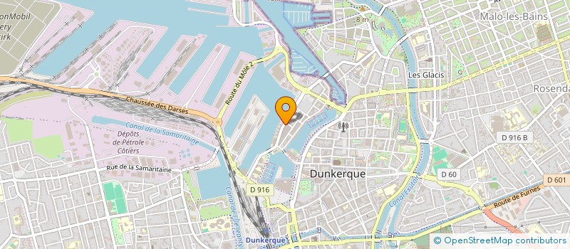 localisation de l'entreprise INDIVISION DUMETZ D'HEEGER à DUNKERQUE