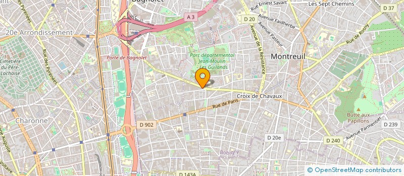 localisation de l'entreprise INDIVISION DUMONT à MONTREUIL