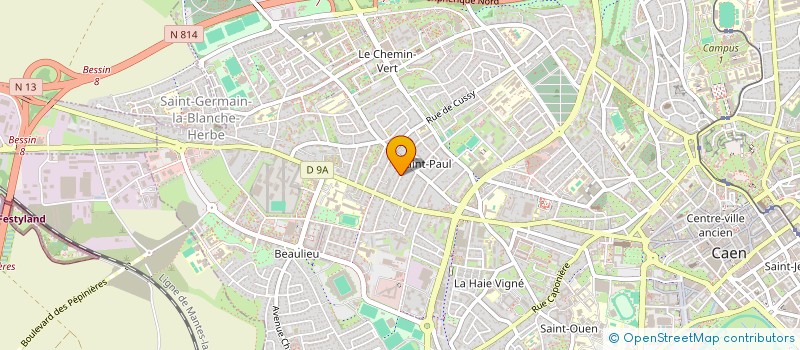 localisation de l'entreprise INDIVISION DUMONT à CAEN