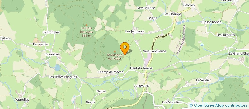 localisation de l'entreprise INDIVISION DUMONT  MONTMELARD