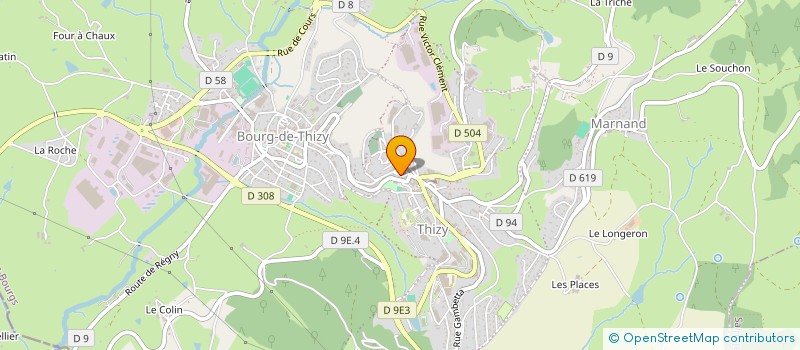 localisation de l'entreprise INDIVISION DUMORT BERNARD à THIZY-LES-BOURGS