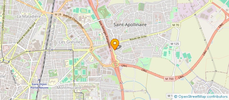 localisation de l'entreprise INDIVISION DUMORTIER-HUBERT à SAINT-APOLLINAIRE