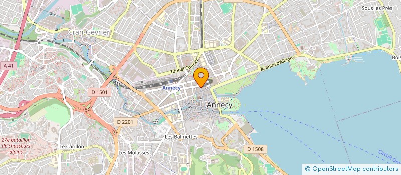 localisation de l'entreprise INDIVISION DUNAND à ANNECY