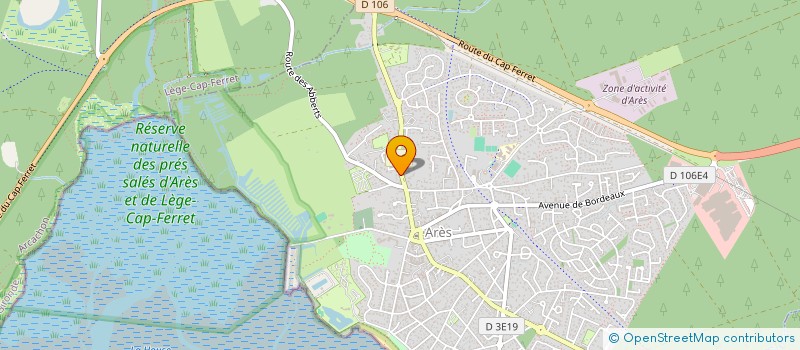 localisation de l'entreprise INDIVISION DUPAS DOUTRELOUX à ARES