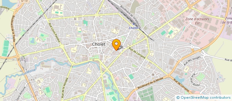 localisation de l'entreprise INDIVISION DUPAS MARTIAL à CHOLET