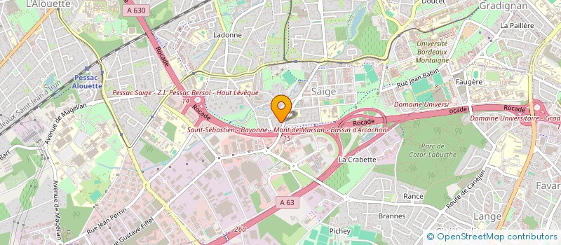 localisation de l'entreprise INDIVISION DUPE HAMENT à PESSAC