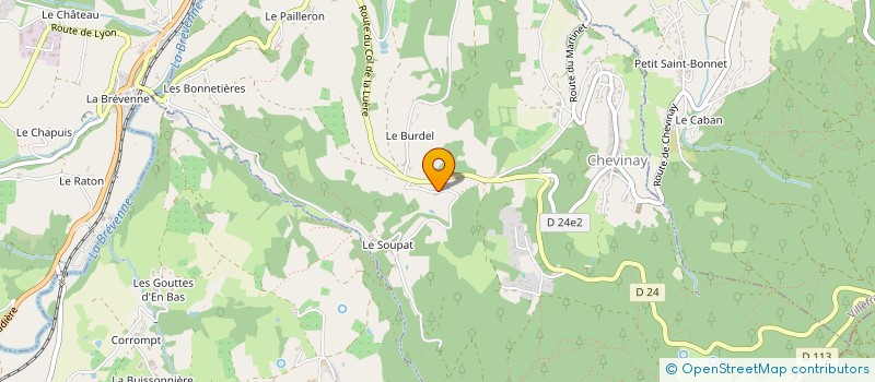 localisation de l'entreprise INDIVISION DUPEUBLE  CHEVINAY