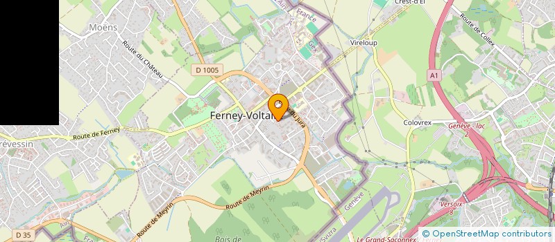 localisation de l'entreprise INDIVISION DUPIN à FERNEY-VOLTAIRE