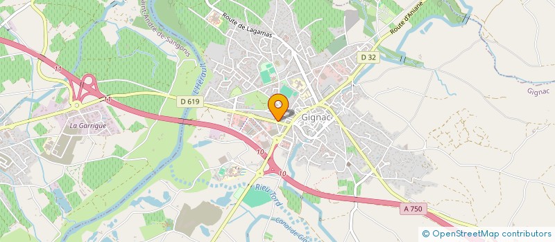 localisation de l'entreprise INDIVISION DUPIN A ET J à GIGNAC