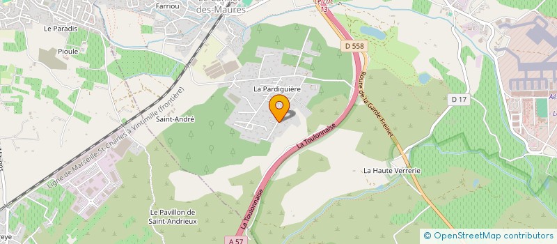 localisation de l'entreprise INDIVISION DUPONT-DELAUNAY  LE CANNET-DES-MAURES