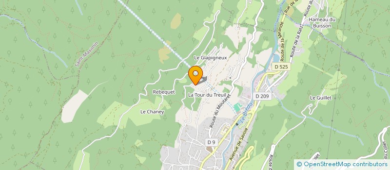 localisation de l'entreprise INDIVISION DUPONT ET PHOXAYSY  ALLEVARD