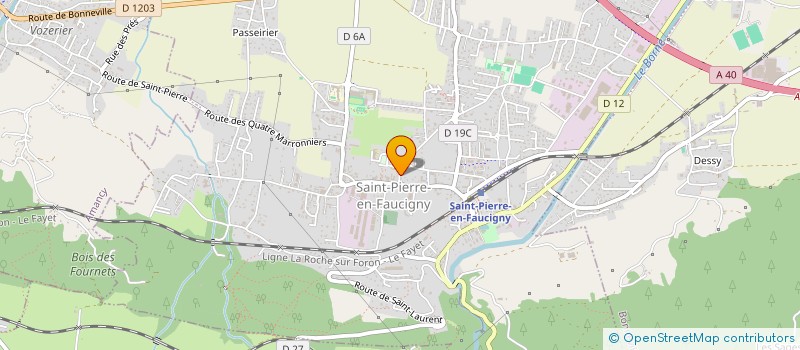 localisation de l'entreprise INDIVISION DUPORT PERRIN  SAINT-PIERRE-EN-FAUCIGNY