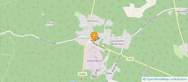 localisation de l'entreprise INDIVISION DUPORTETS - MENSAN  VIELLE-SAINT-GIRONS