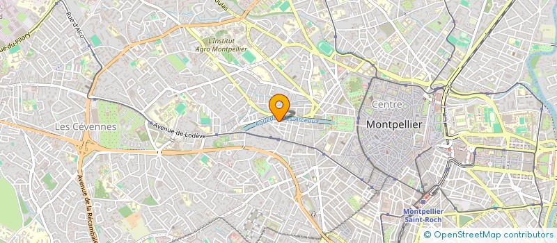 localisation de l'entreprise INDIVISION DUPRE BERTRAND - JOLY MAGUELONE à MONTPELLIER