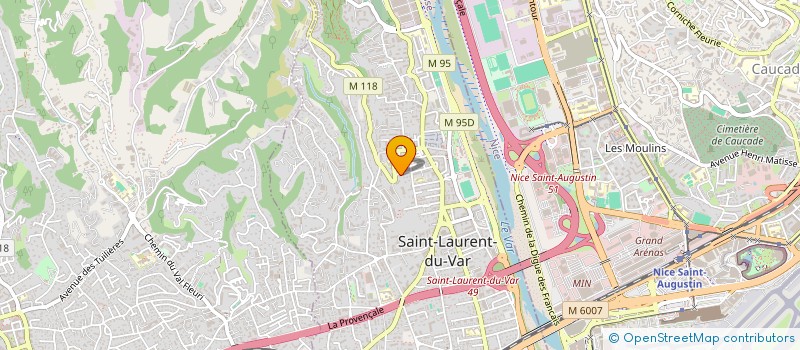 localisation de l'entreprise INDIVISION DUPUIS à SAINT-LAURENT-DU-VAR